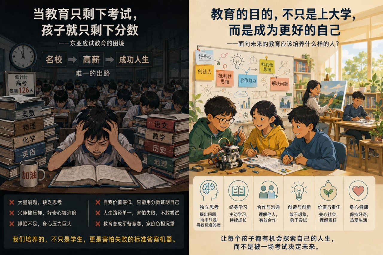 当教育只剩下考试，孩子就只剩下分数