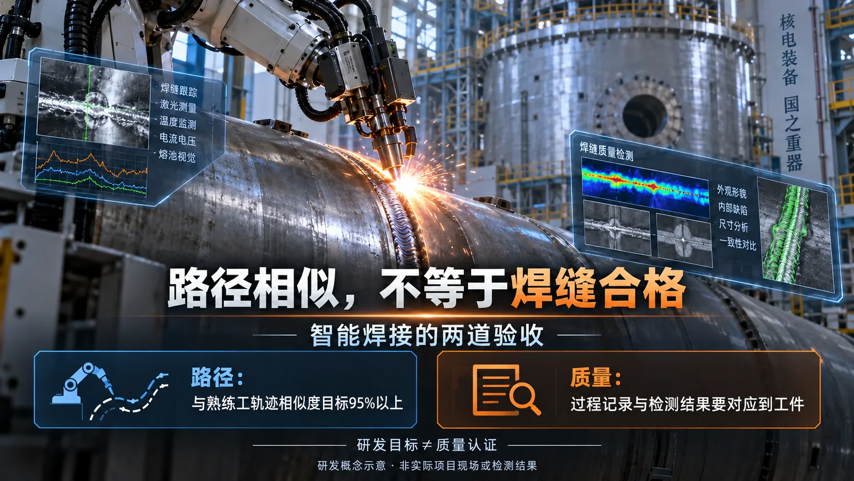 韩国本土AI芯片进入机器人控制闭环与焊接研发（概念示意）