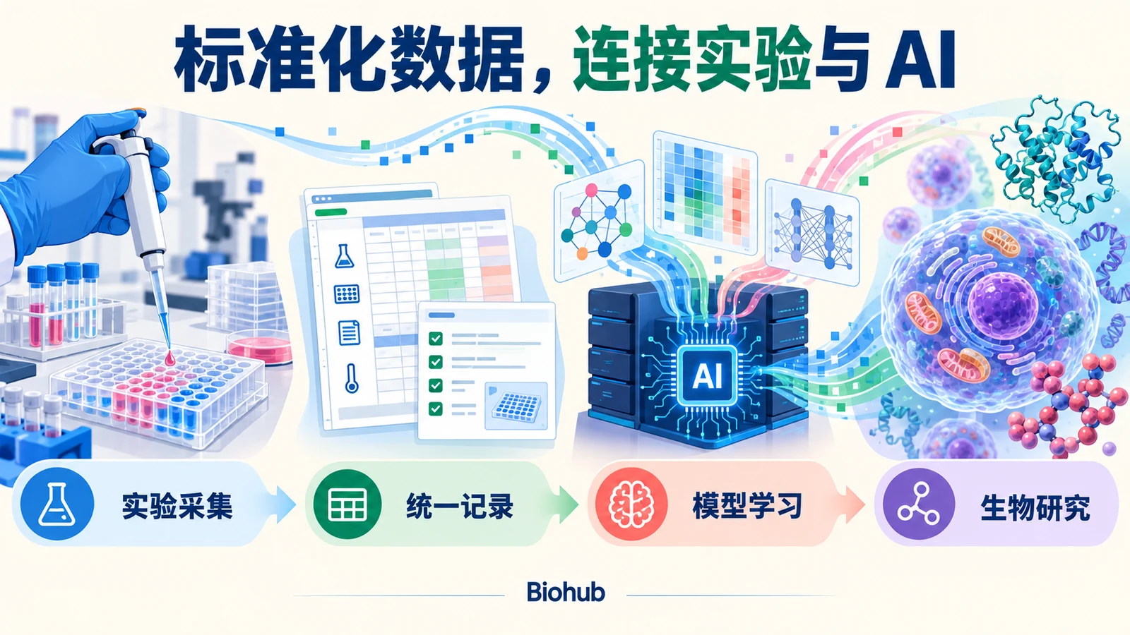 18亿美元买的不是一个生物大模型：Biohub的数据计划该怎么看——正文信息图（概念示意）