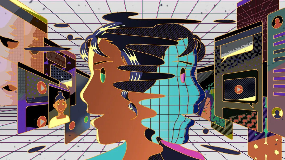 深度伪造诈骗示意