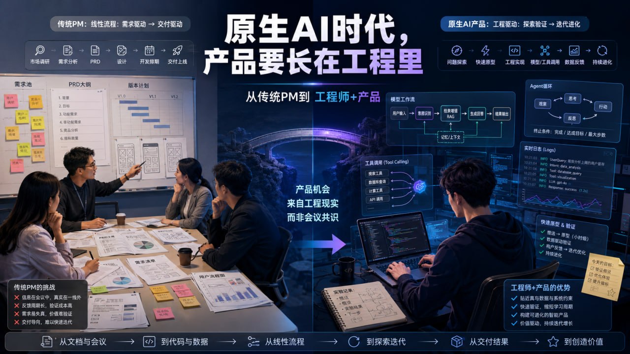 原生 AI 时代，产品机会来自工程现场，而不只是会议共识