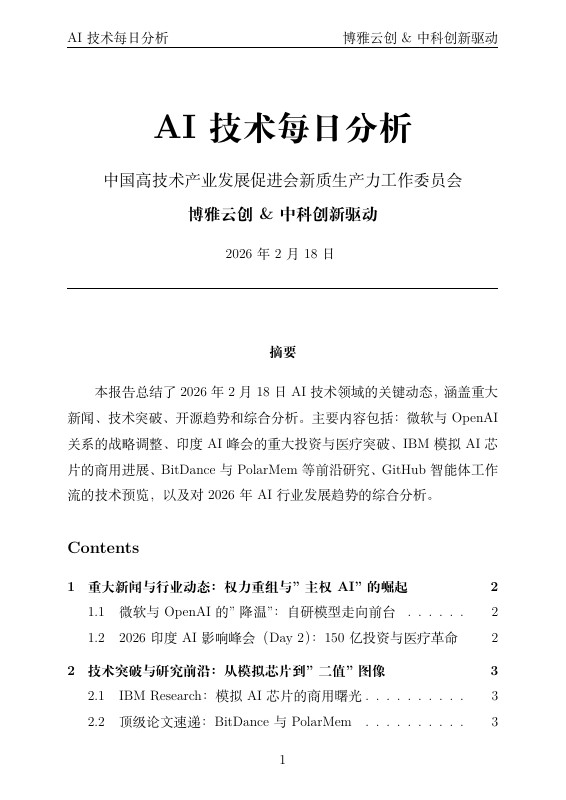 AI技术每日分析封面