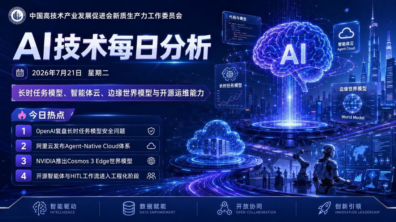 AI技术每日分析封面图 2026年7月21日