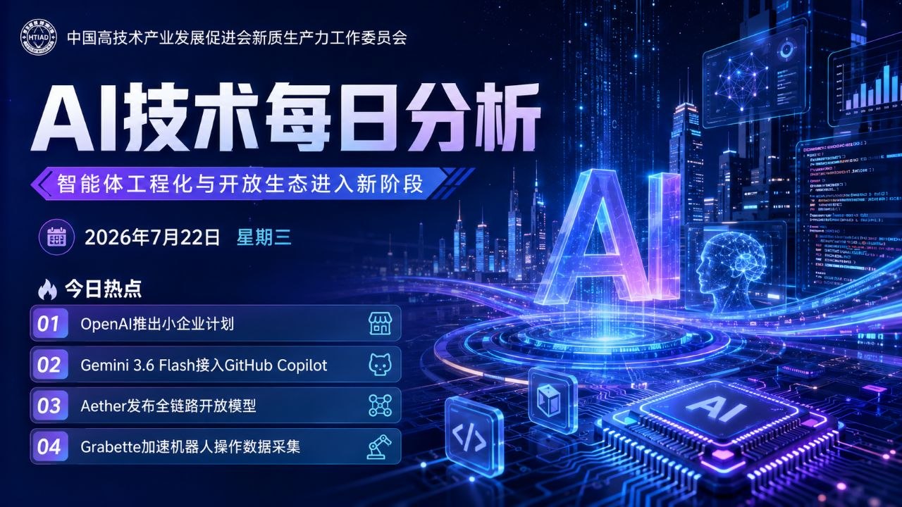 AI技术每日分析封面图 2026年7月22日