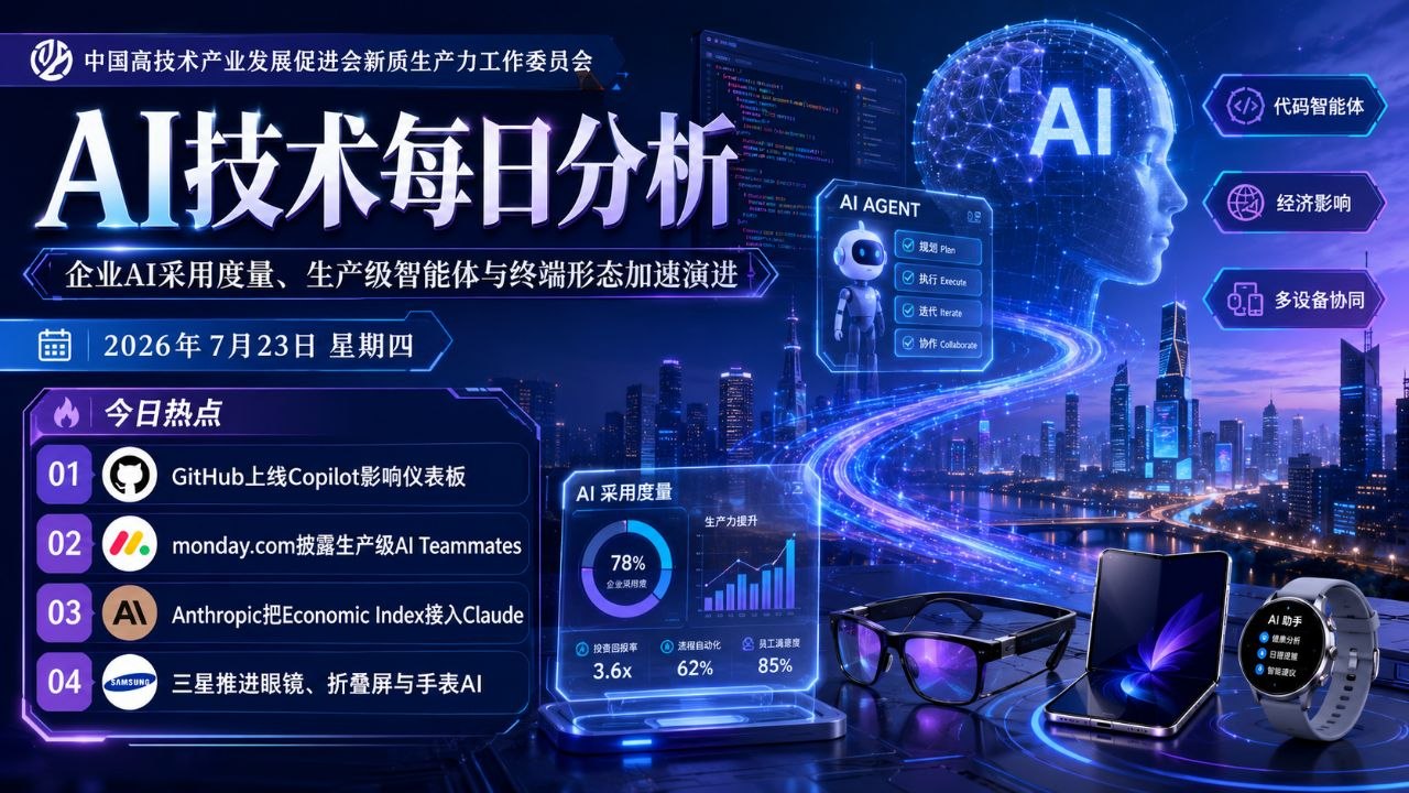 AI技术每日分析封面图 2026年7月23日