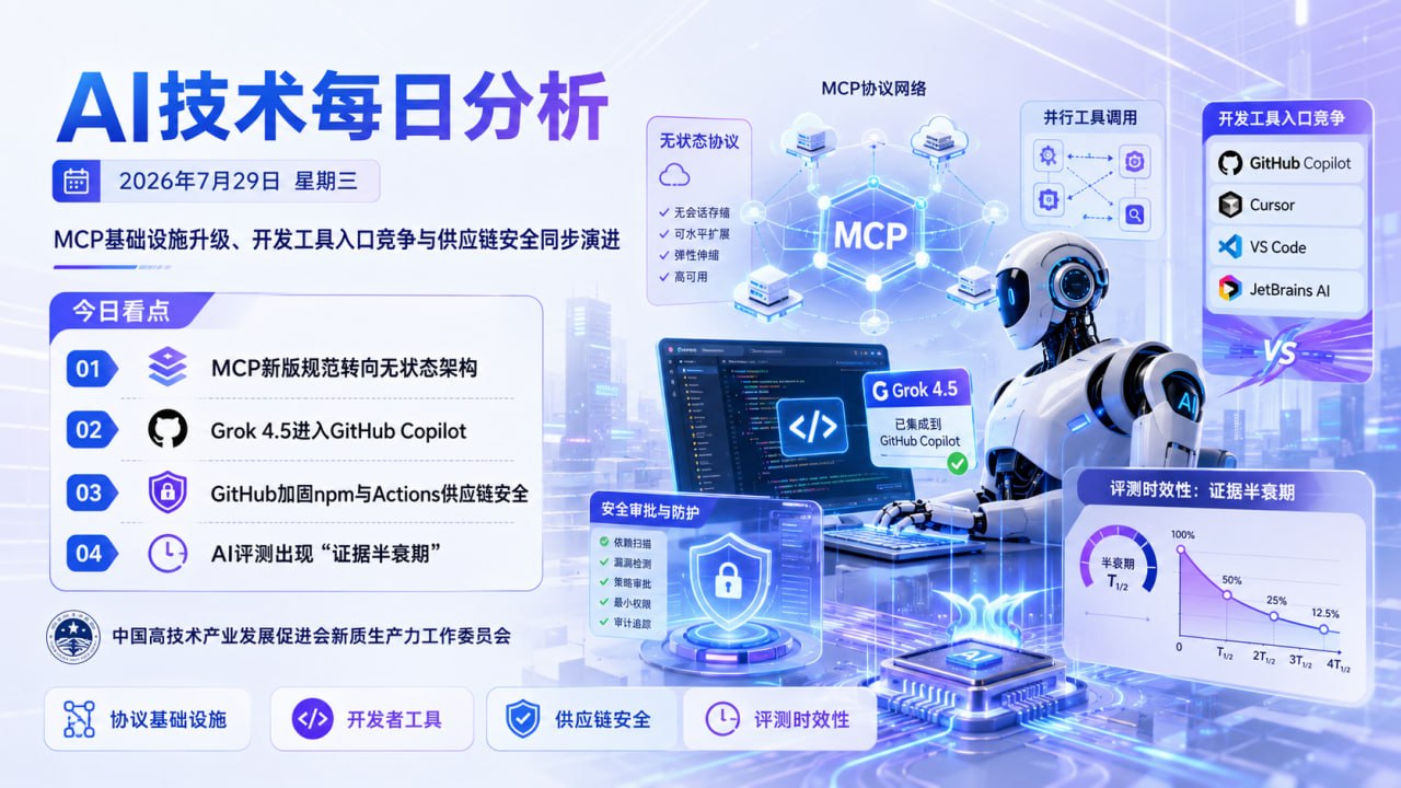 AI技术每日分析 横版封面 2026-07-29