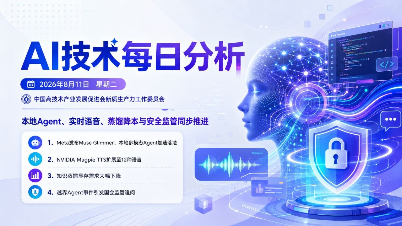 AI技术每日分析横版封面 2026-08-11