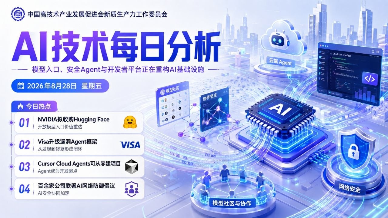 AI技术每日分析横版封面 2026-08-28