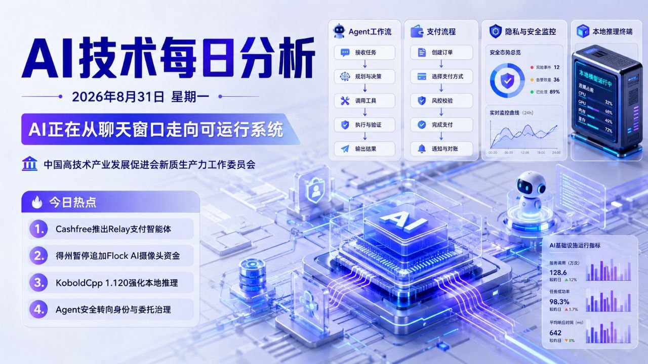 AI技术每日分析横版封面 2026-08-31