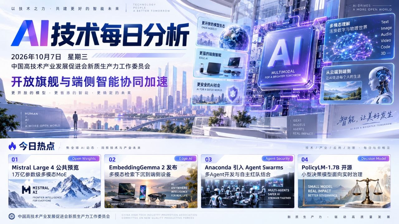 AI技术每日分析横版封面 20261007