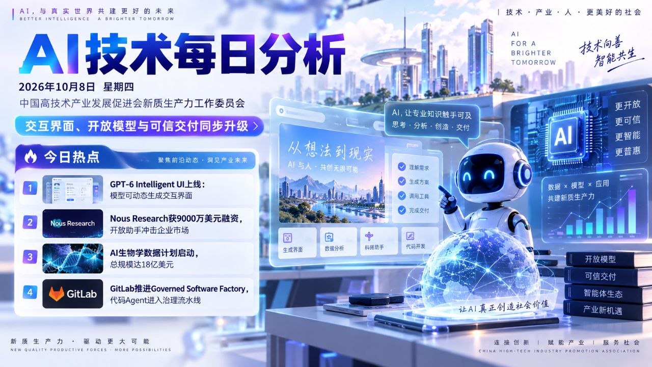 AI技术每日分析横版封面 20261008