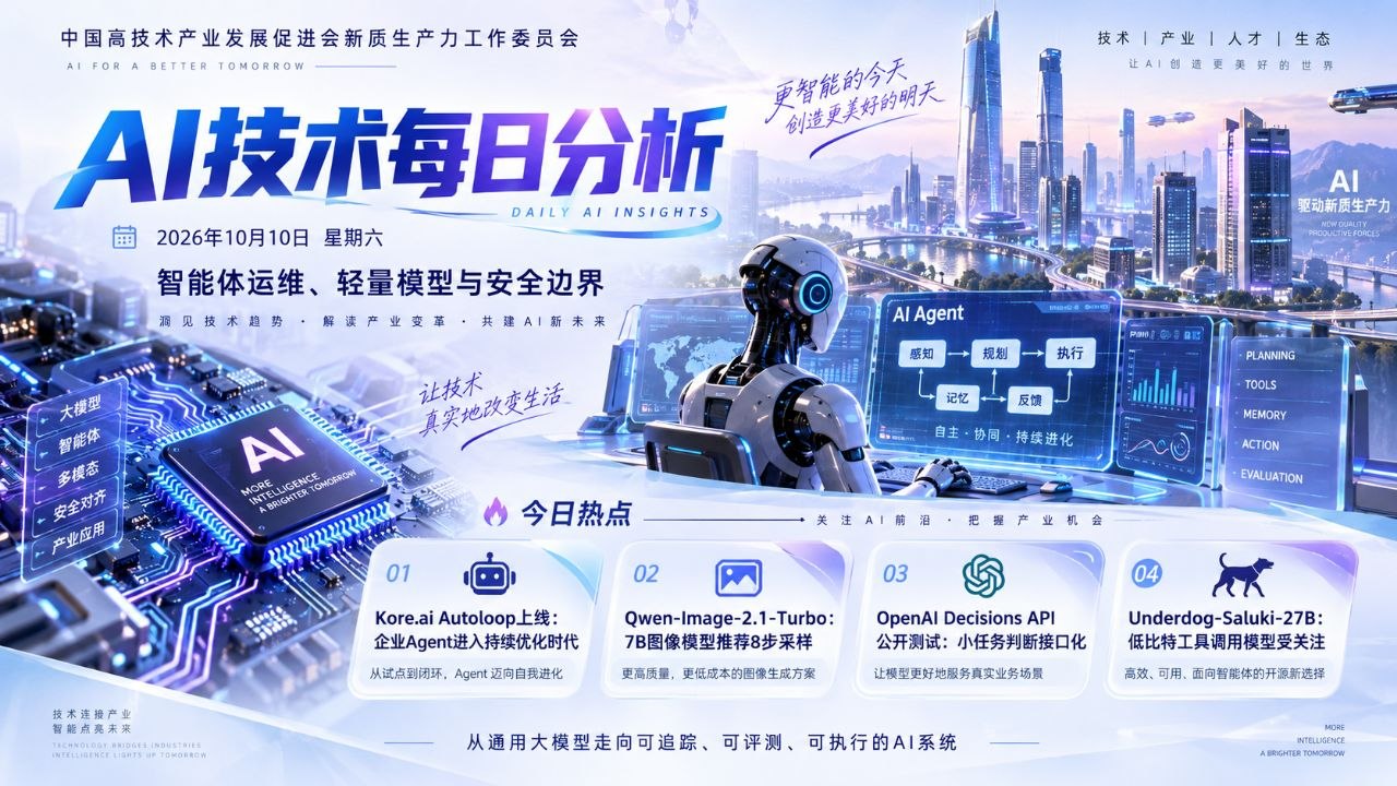 AI技术每日分析横版封面 20261010