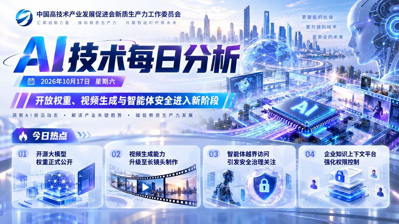 AI技术每日分析横版封面 20261017