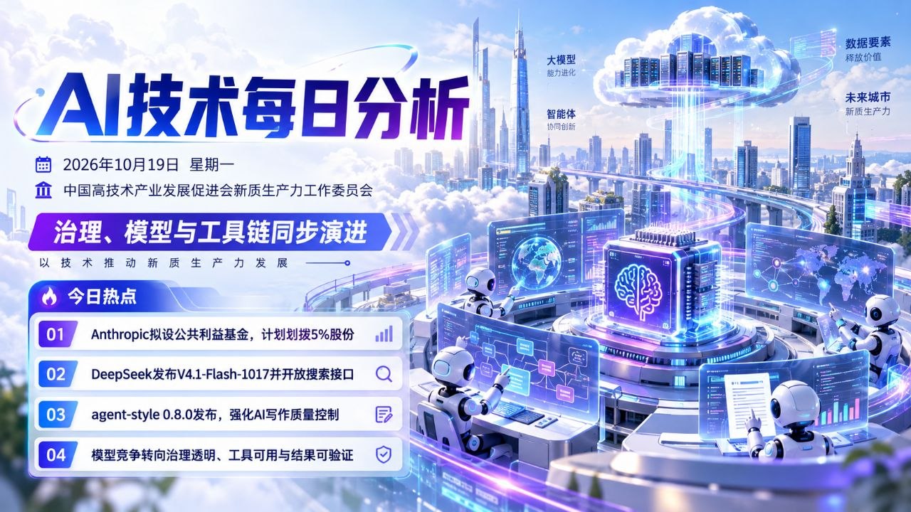 AI技术每日分析横版封面 20261019