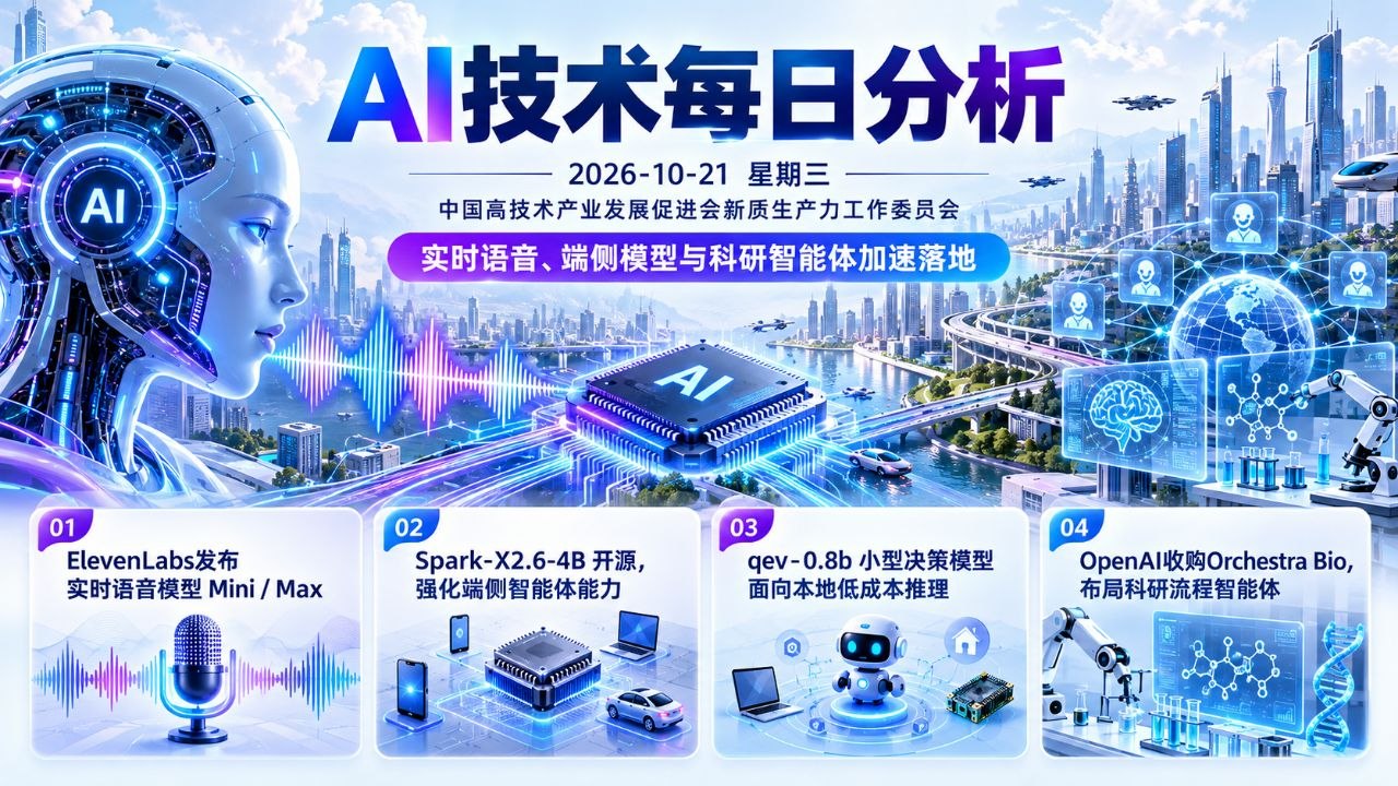 AI技术每日分析横版封面 20261021