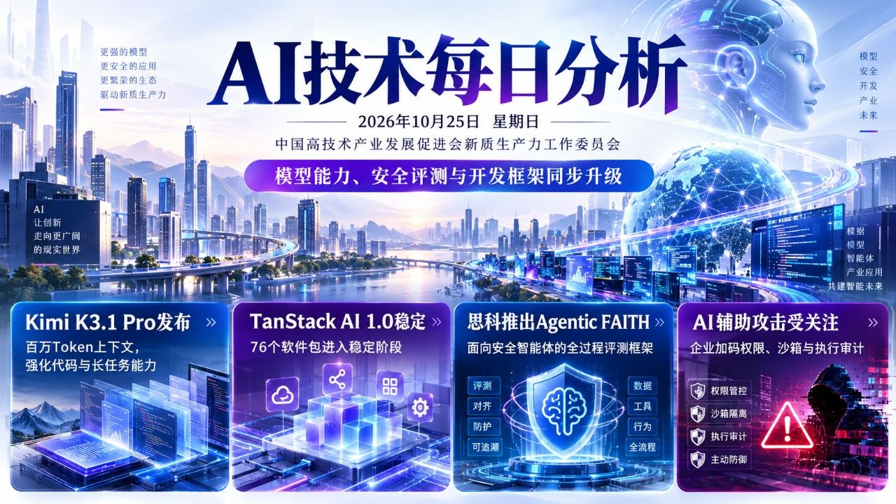 AI技术每日分析横版封面 20261025