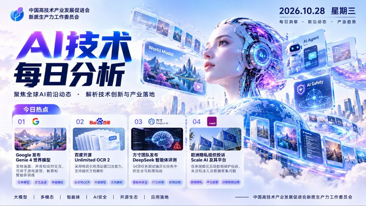 AI技术每日分析横版封面 20261028