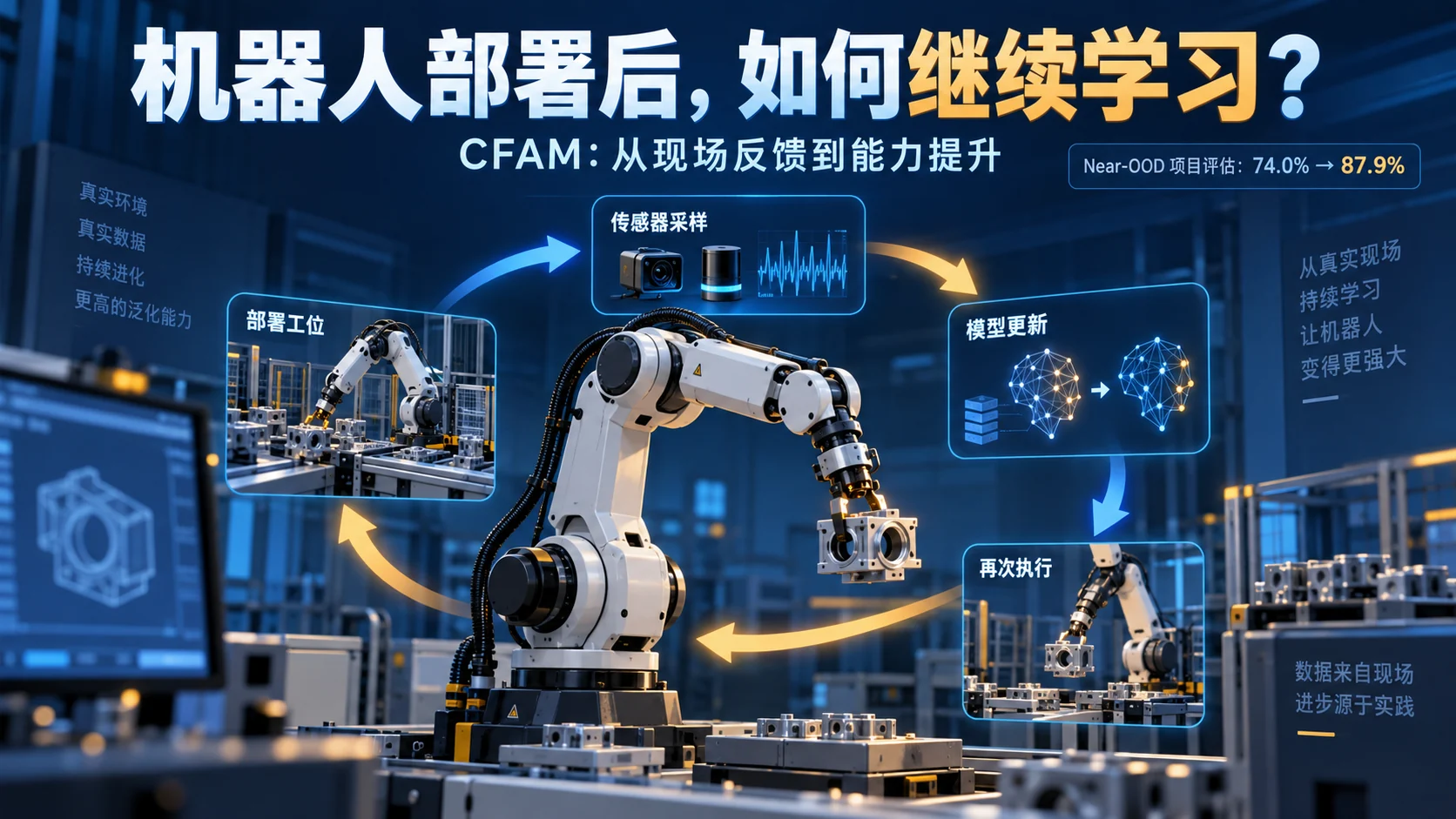 CFAM机器人部署后现场适应示意图