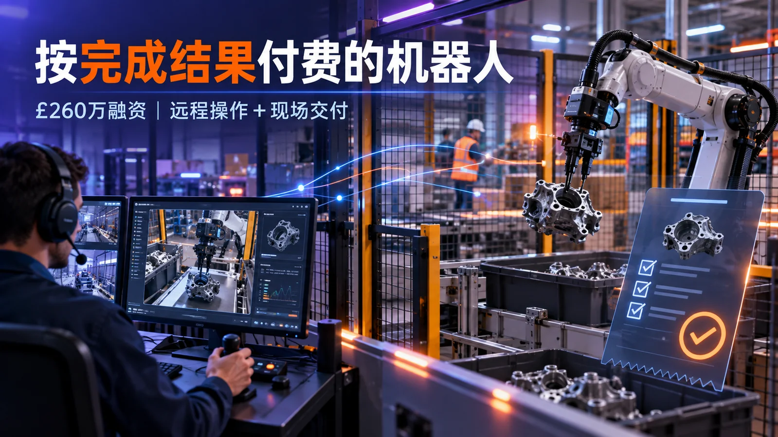 不卖机器人，按完成的工作收费：Extend Robotics的£260万融资要解哪笔账横版封面