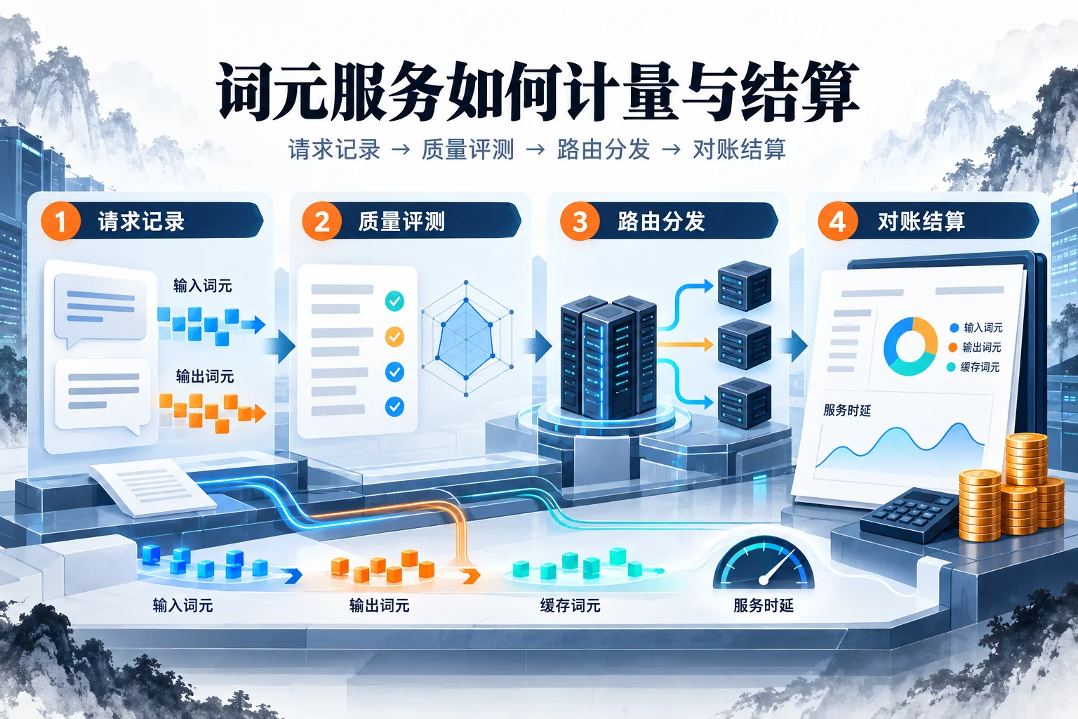 北京“词元经济十条”：从卖算力到交付可用的智能服务：核心机制与落地路径信息图