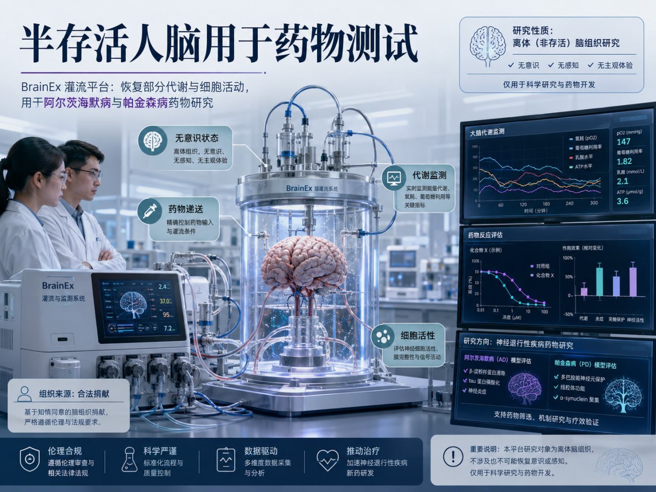 半存活人脑用于药物测试：医学突破，还是伦理边界的重新划线