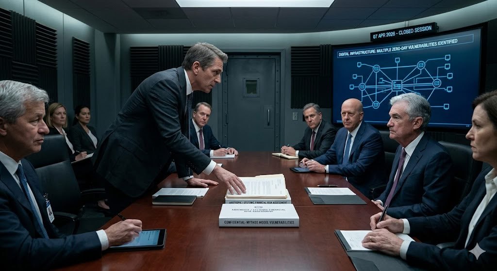 华尔街与监管层闭门会议场景示意图