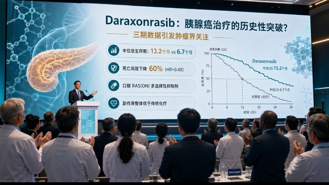 Daraxonrasib 胰腺癌治疗三期数据引发关注
