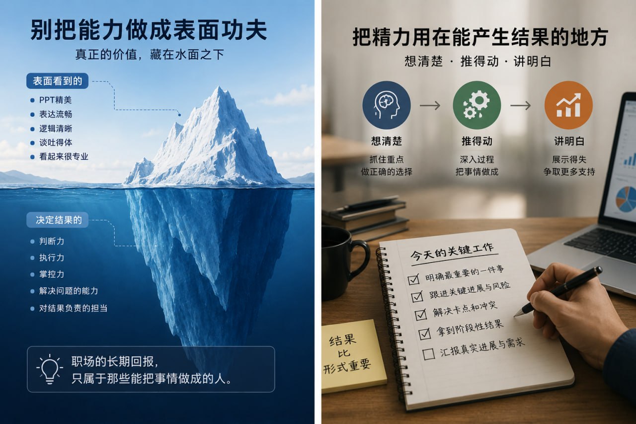 把精力用在能产生结果的地方