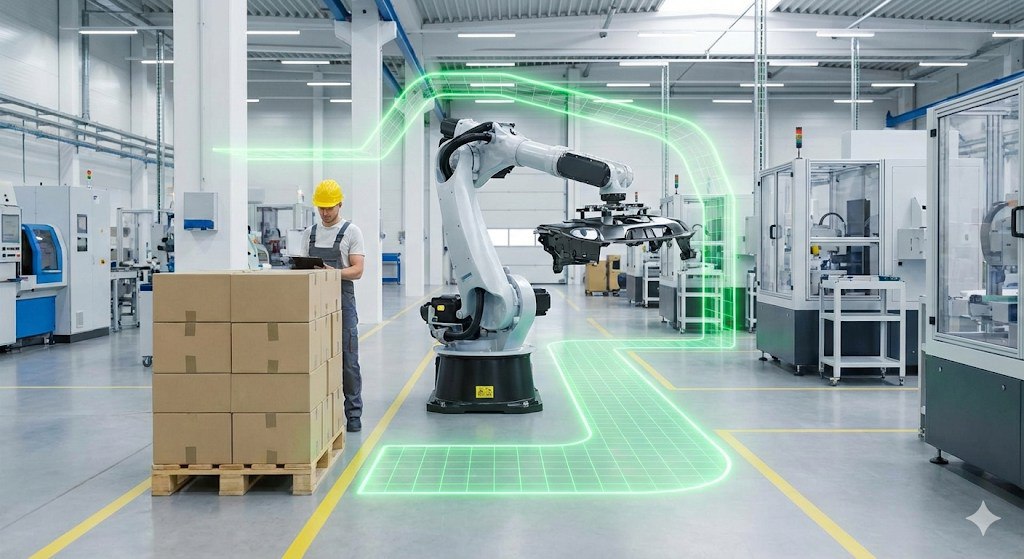 AI机器人自适应路径规划可视化