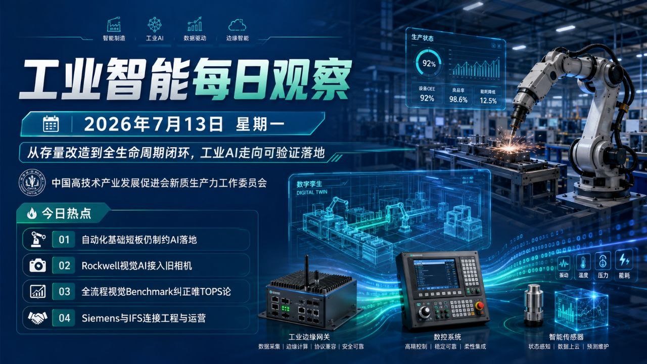 工业智能每日观察 2026年7月13日