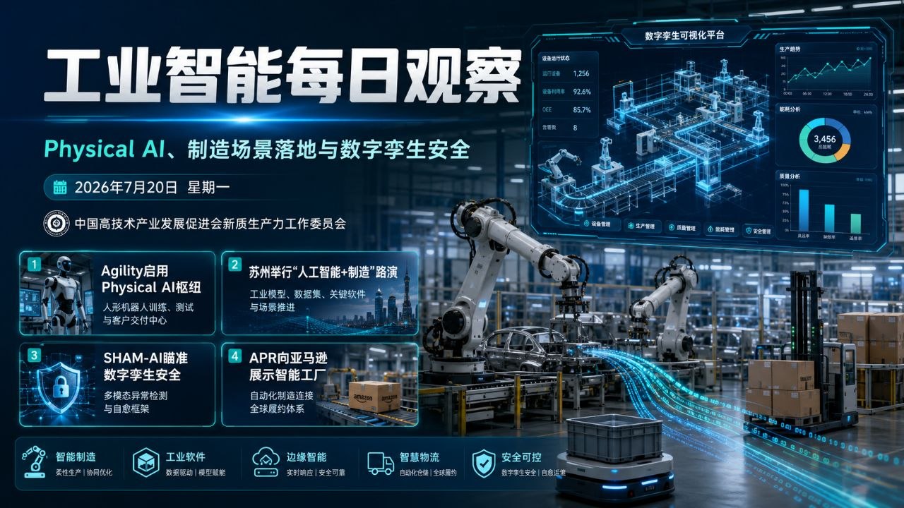 工业智能每日观察 2026年7月20日