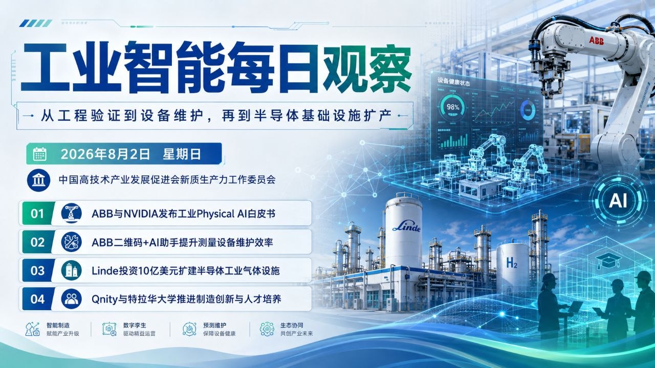 工业智能每日观察横版封面 2026-08-02