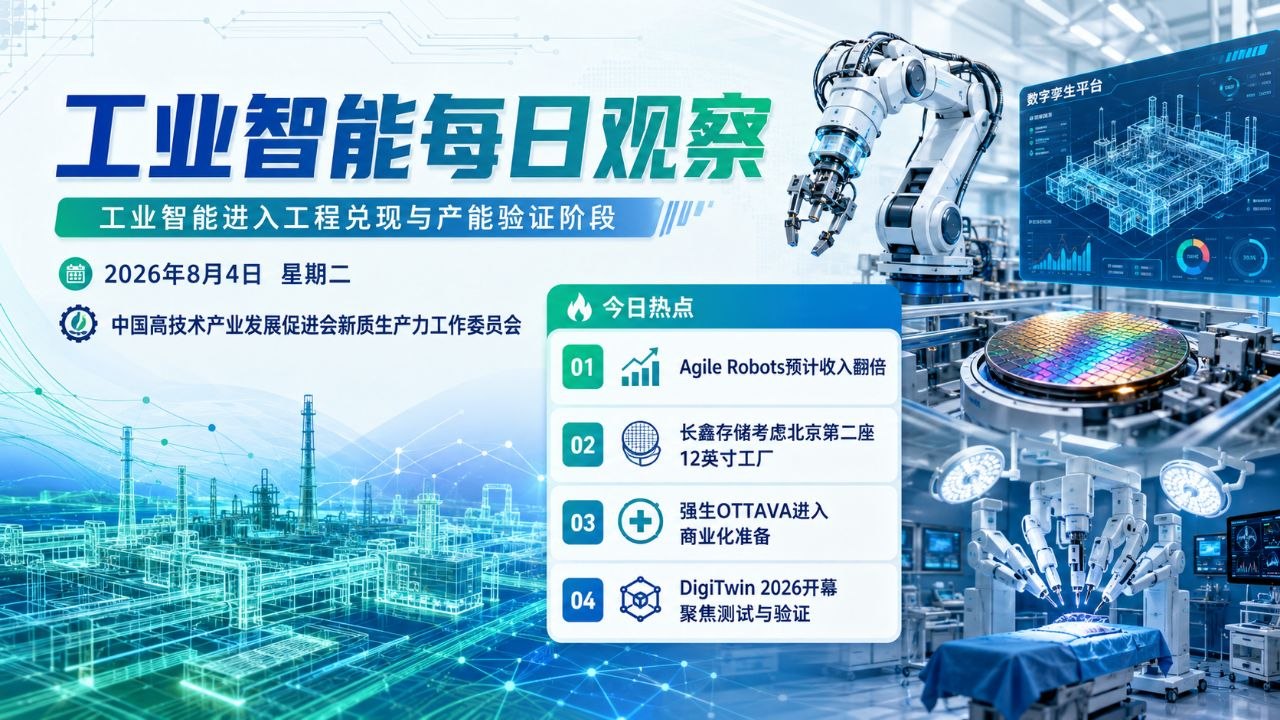 工业智能每日观察横版封面 2026-08-04