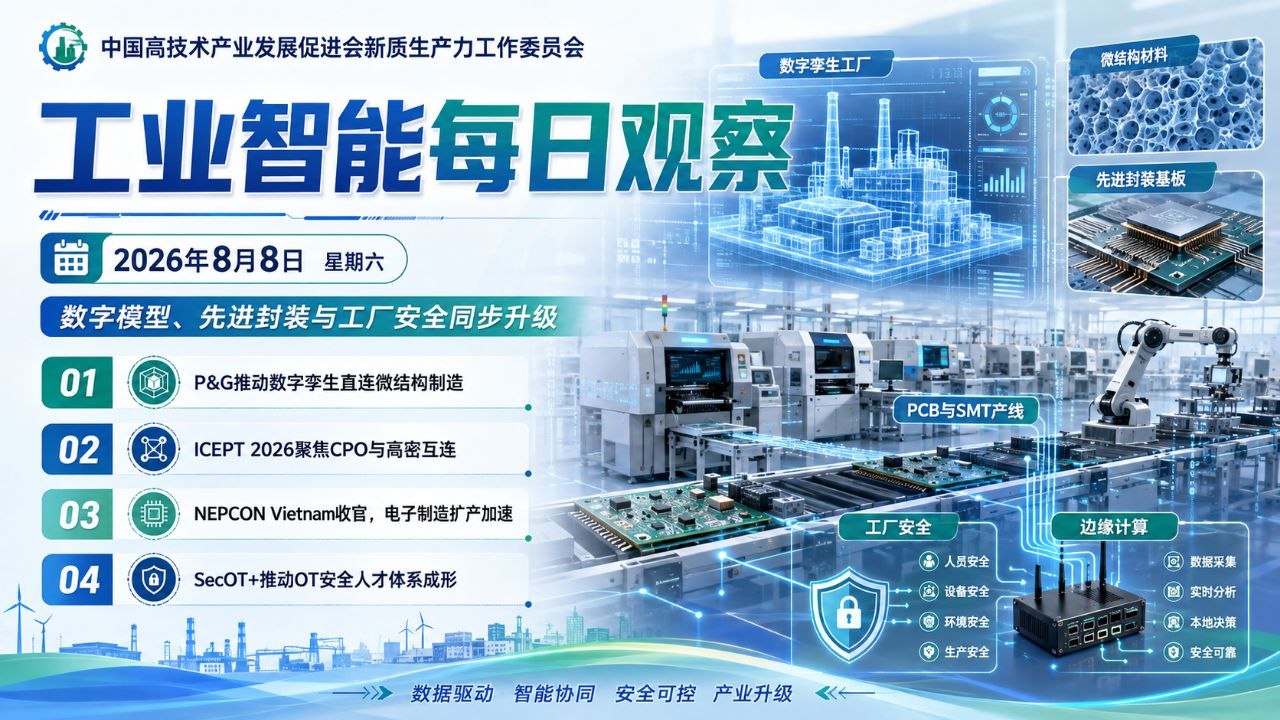 工业智能每日观察横版封面 2026-08-08