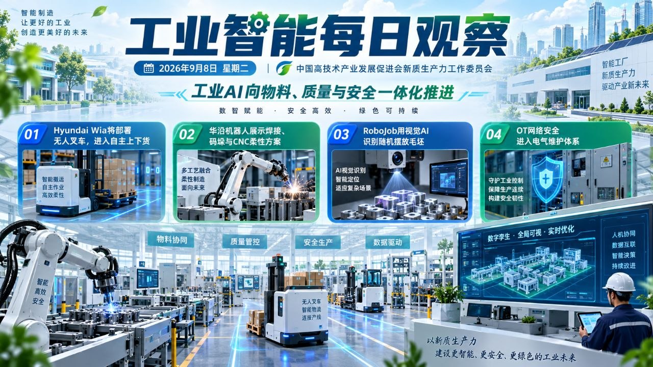 工业智能每日观察横版封面 2026-09-08