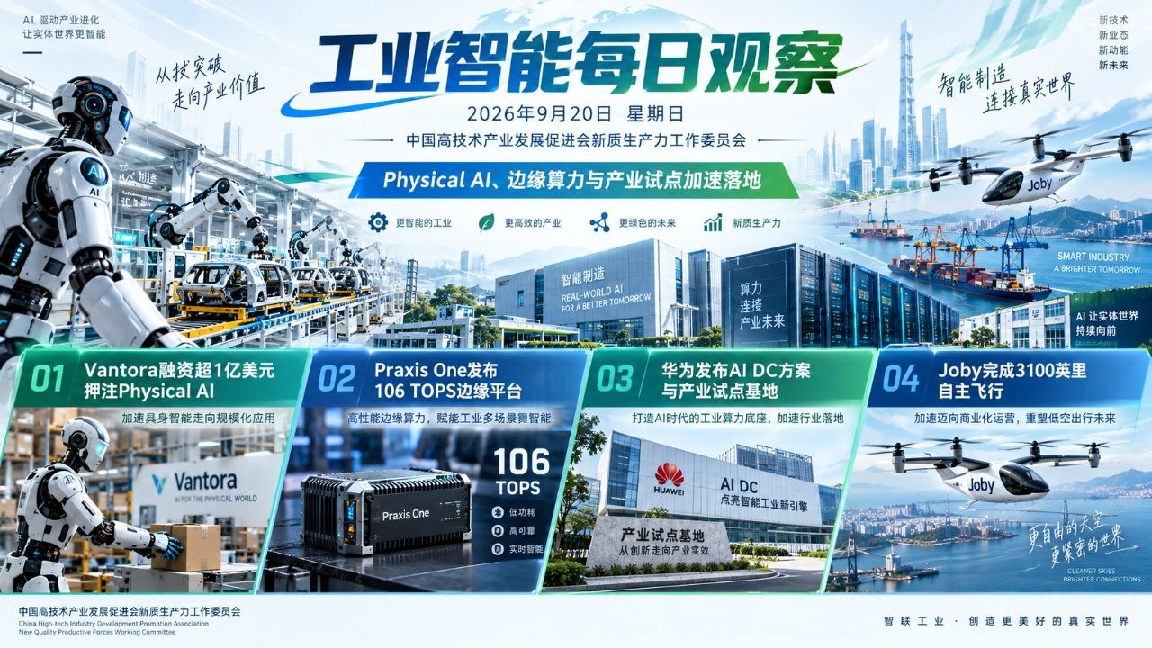 工业智能每日观察横版封面 2026-09-20