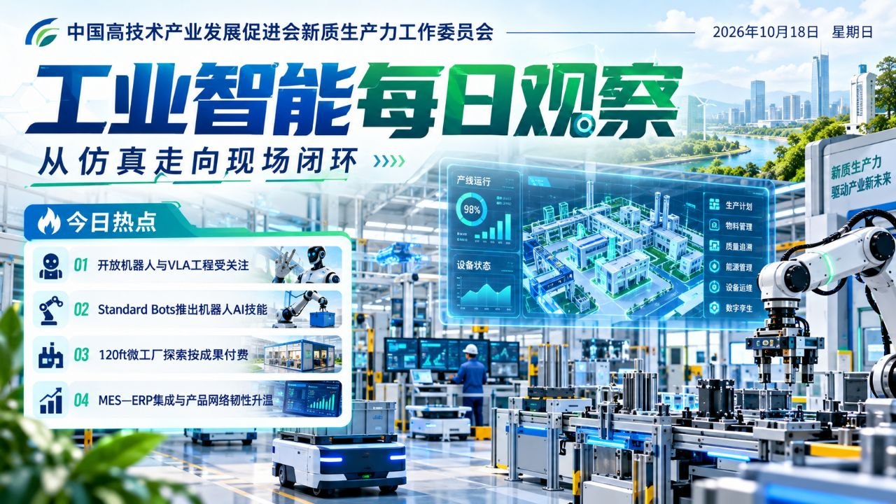 工业智能每日观察横版封面 20261018