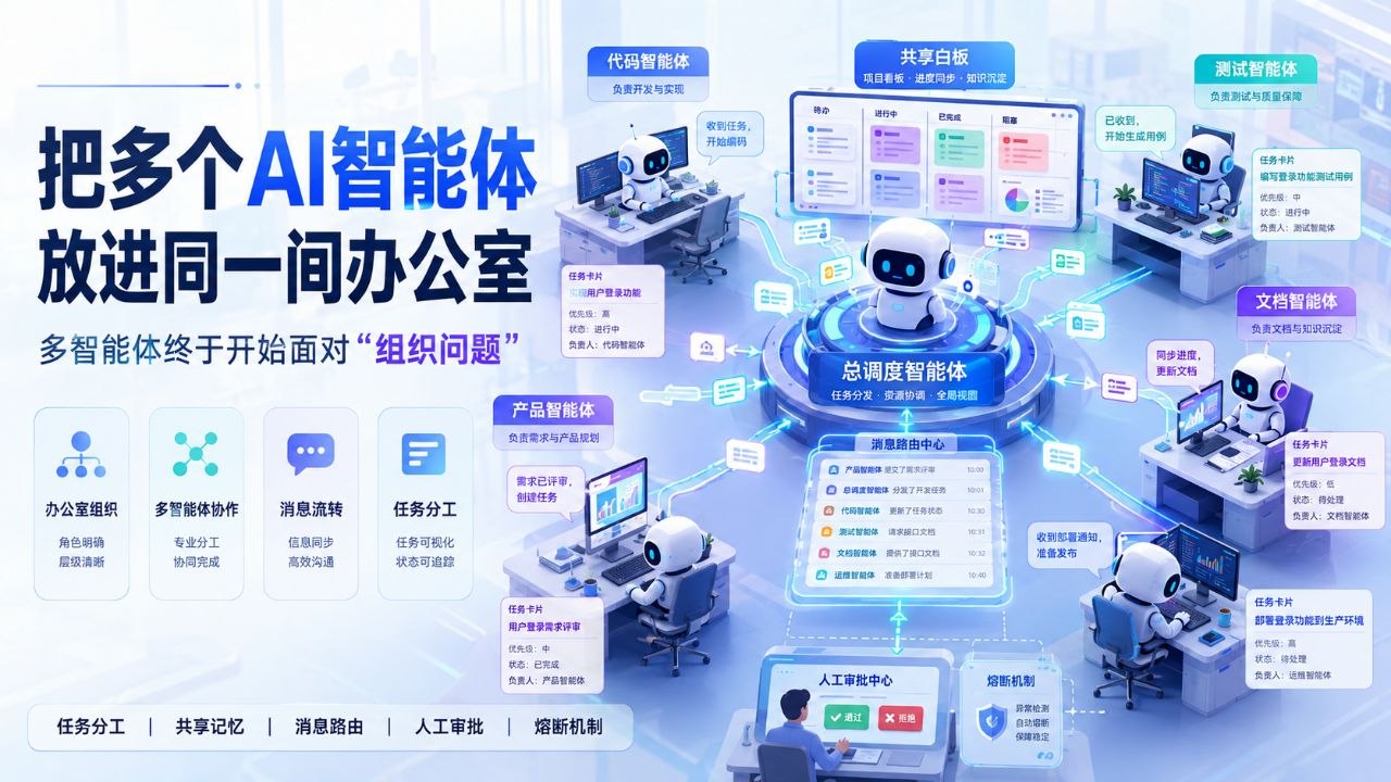 把Claude Code、Codex、Kimi塞进同一间办公室之后:多智能体终于开始面对“组织问题”