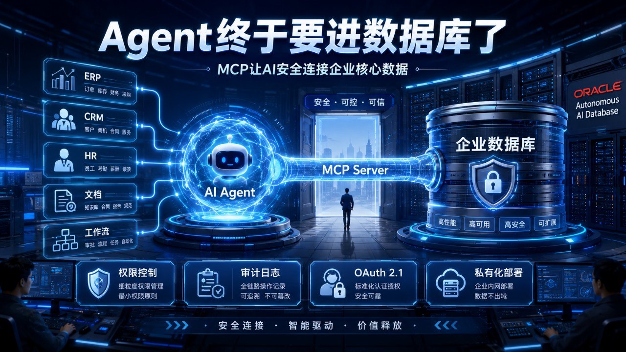 Agent终于要进数据库了：Oracle MCP Server释放了一个危险又重要的信号