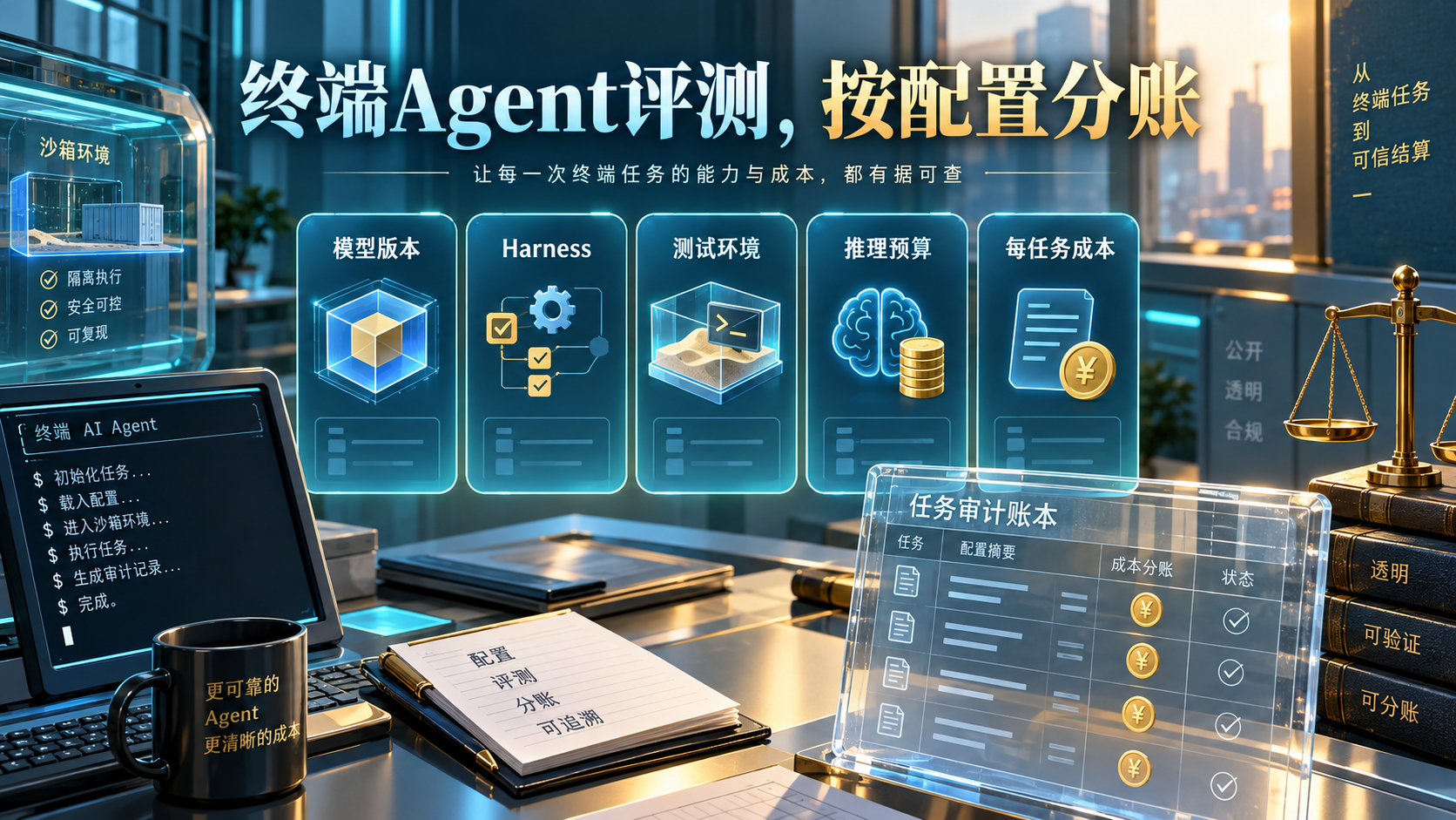 BenchBoard补齐23条结果：Agent评测怎样分账——正文信息海报
