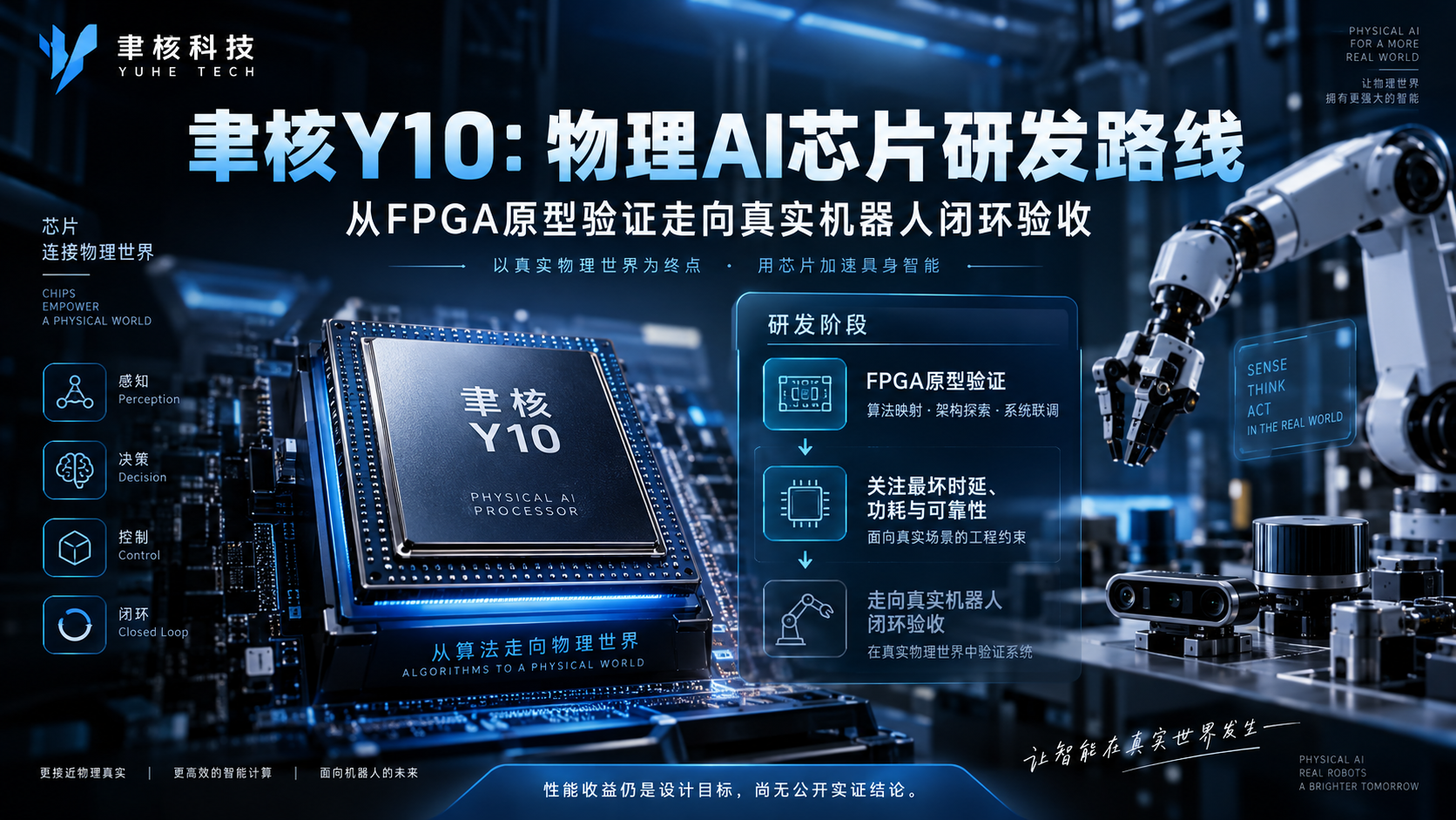 聿核Y10研发路线：机器人实时闭环该验什么——独立封面信息海报