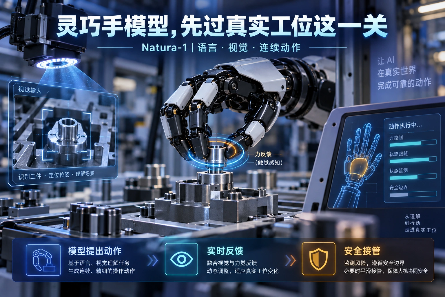 双臂机器人用灵巧手操作柔性材料封面概念示意图