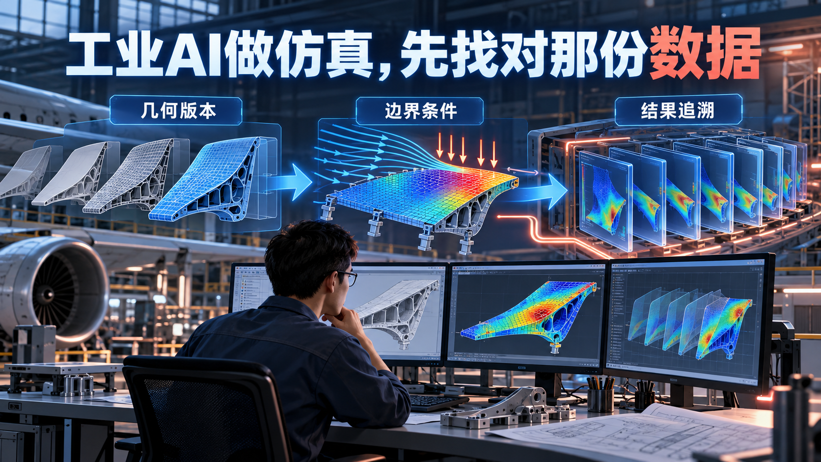 CAE数据谱系是工业AI可靠编排的前提：原创概念封面