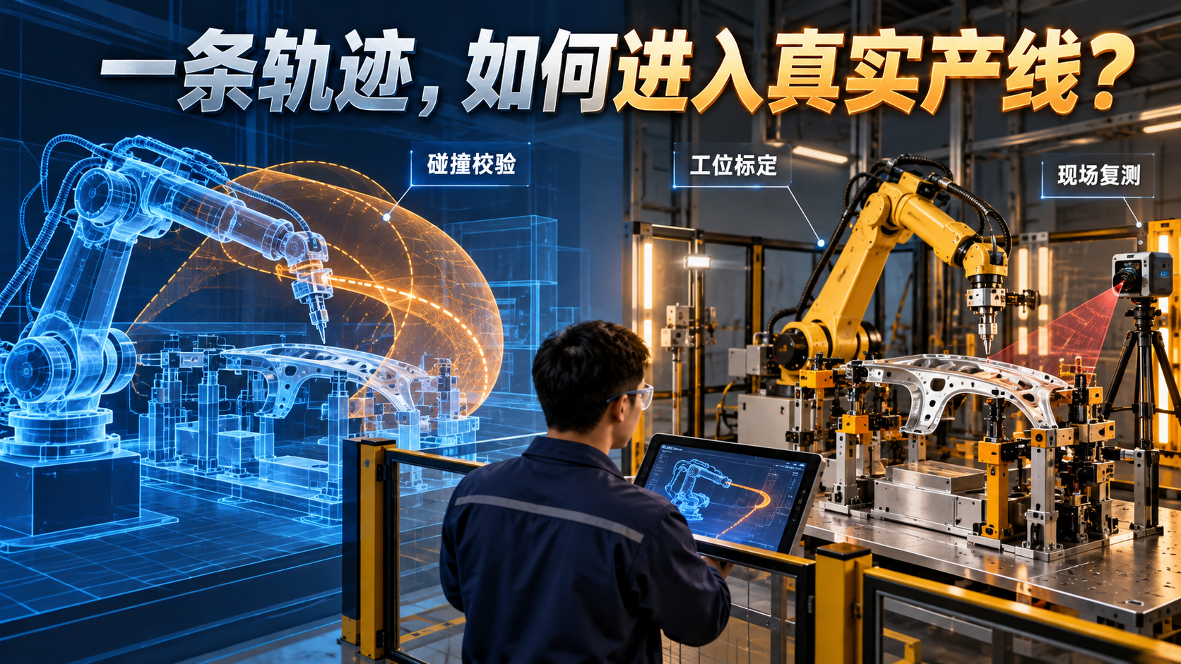 机器人轨迹生成先过工位：现代汽车物理AI路线的工程门槛：工程与产业信息示意