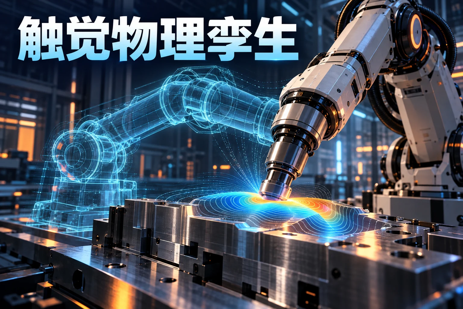 ForceTwin：门看起来一样，机器人推开它们的力却不同：封面（概念示意）