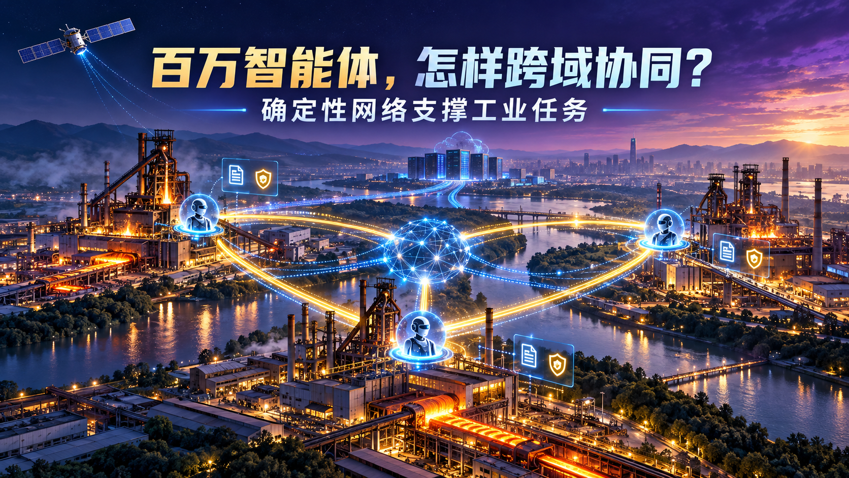 跨域智能体要跑起来：AXP之外还要交出网络与授权账本：原创概念封面