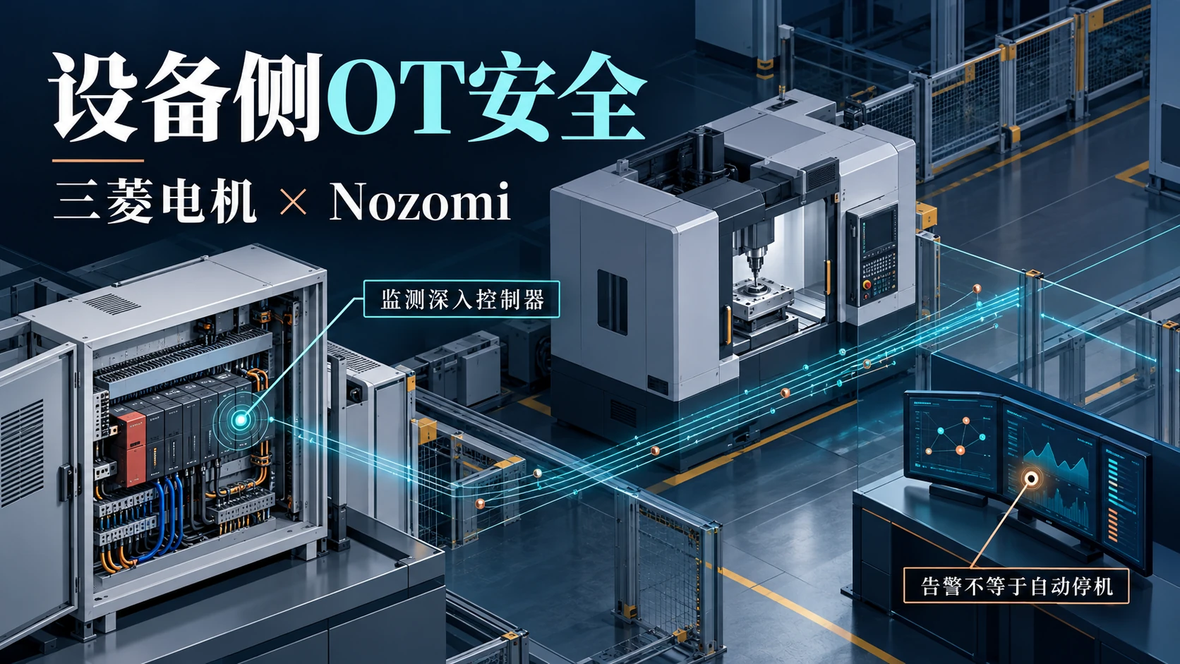 设备侧OT安全及处置权：独立封面概念信息海报