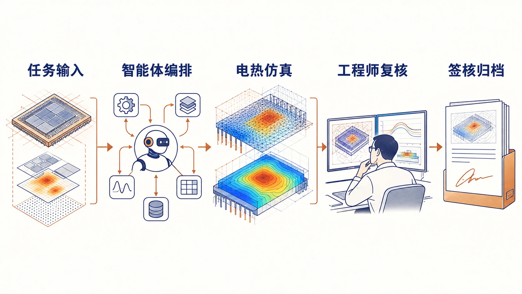 工业AI合作与工程验证：独立正文信息海报