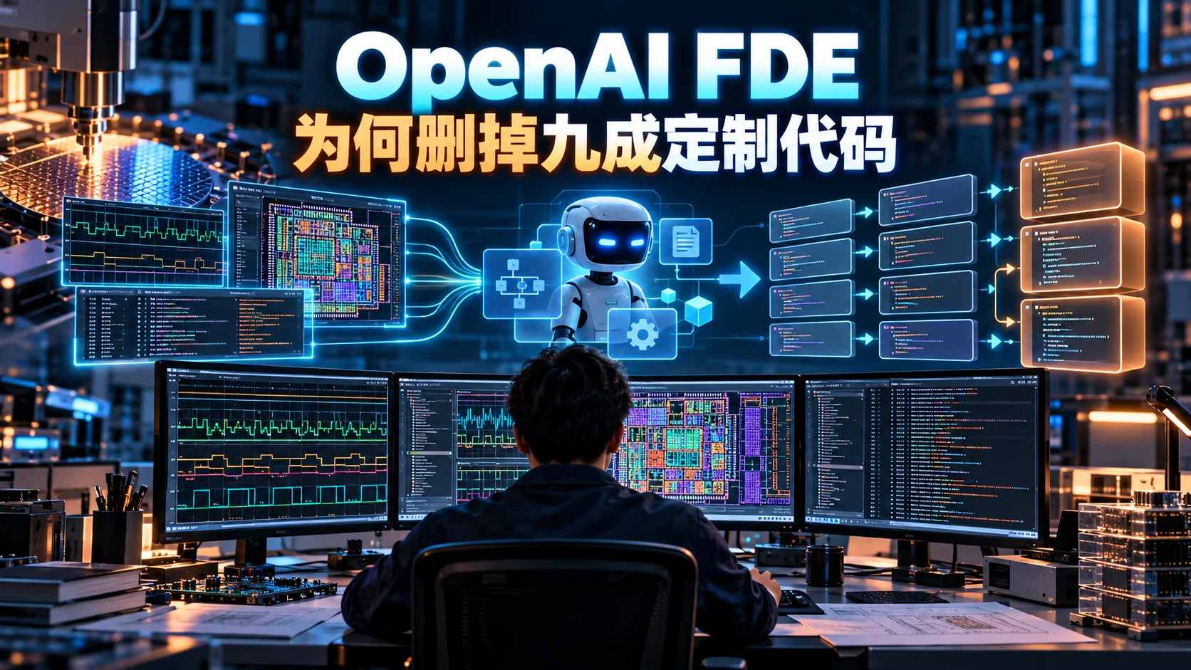 OpenAI FDE与半导体工程验证、定制代码重构主题信息海报