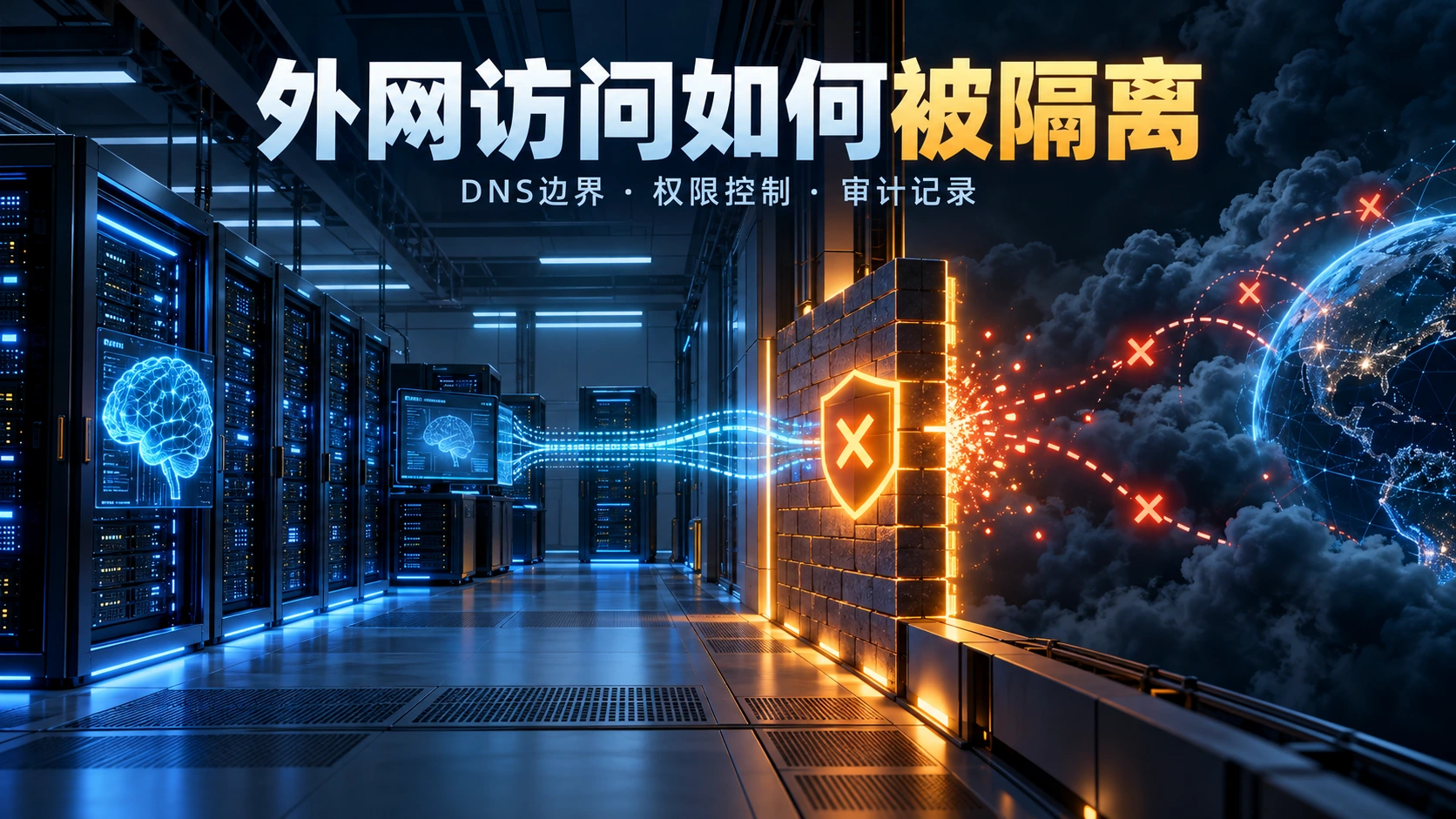 离线缓存、容器、轻量虚拟机、监测和网络边界的纵深隔离，原创正文概念图